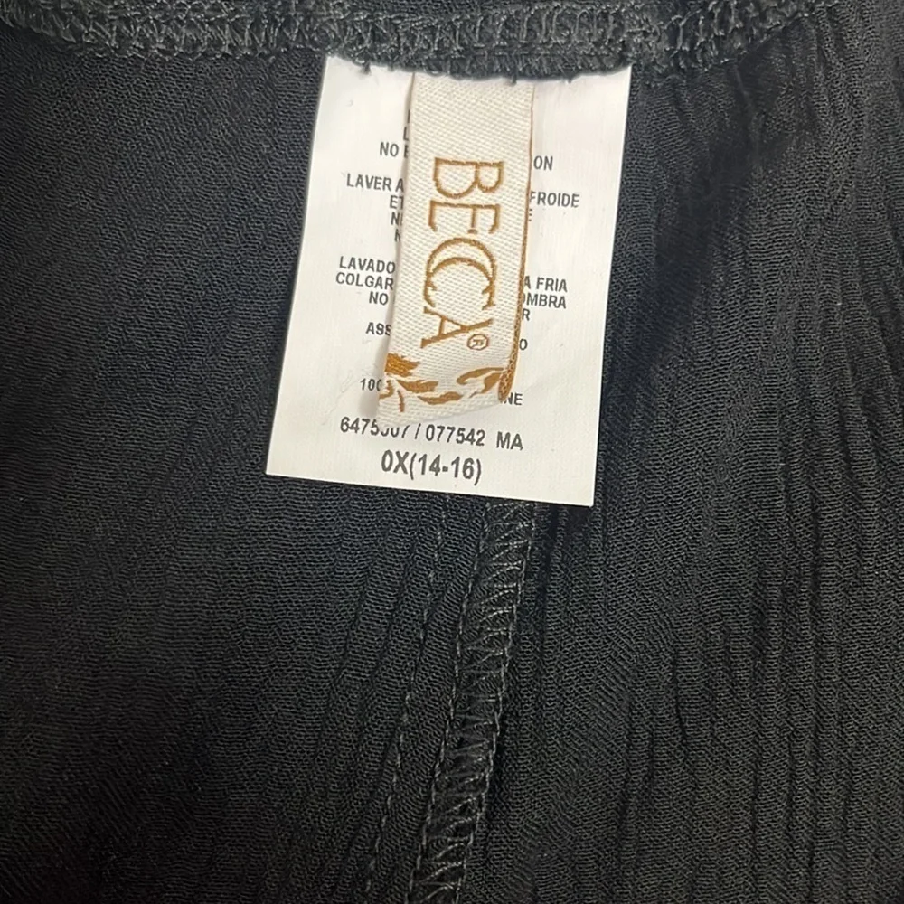 Becca Etc Trendy Plus Size Modern Muse Cover-Up Pants, 0X (14-16)